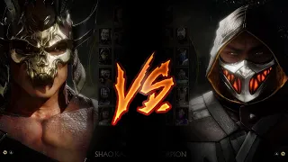 Mortal Kombat 11 - Shao Kahn Vs. Scorpion (VERY HARD)