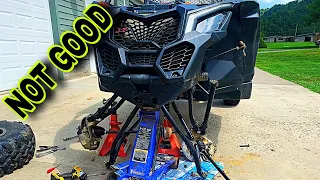 CAN AM X3 | FRONT DIFF PROBLEMS AFTER THE RACE