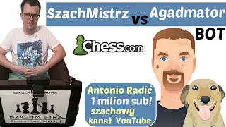 SZACHY 322#Szachmistrz vs agadmator Antonio Radić , premove z  MrBeast? (PogChamps3) BOTy chess.com