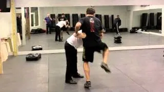 1 hand pluck vs choke from the front