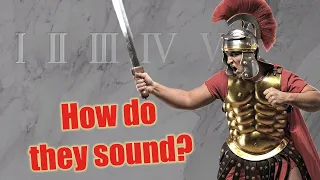 Hear and see how romans count in latin numerals