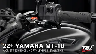 How to Install Womet-Tech EVOS Shorty Levers on 2022+ Yamaha MT-10 by TST Industries