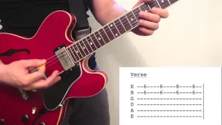 James Brown - Sex Machine (Guitar Cover with Tab)