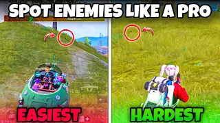 SECRET TIPS & TRICKS TO SPOT ENEMIES LIKE A PRO PLAYER IN BGMI🔥Mew2.