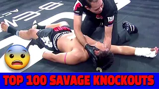 Top 100 Muay Thai & Kickboxing, Kun Khmer SAVAGE Knockouts in July 2023