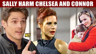 The Young And The Restless Spoilers Adam is angry when Sally plans to harm Chelsea and Connor