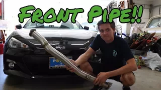 Making the BRZ Even LOUDER! (Front Pipe Install)