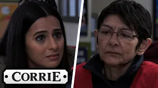 Alya Begs Yasmeen To Expose The Truth About Geoff | Coronation Street