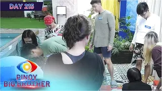 Day 215: Kuya, binigay ang baliktad bahay weekly task sa Housemates | PBB Kumunity