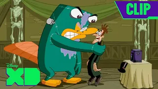 The Best Monster Contest 🧟‍♀️ | Phineas and Ferb | Full Scene | @disneyxd​