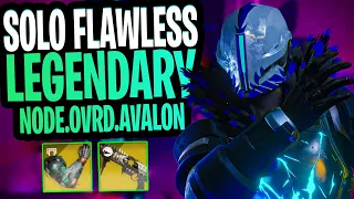 Solo Flawless Legendary NODE.OVRD.AVALON (New Exotic Mission) (Season Of Defiance) - Destiny 2