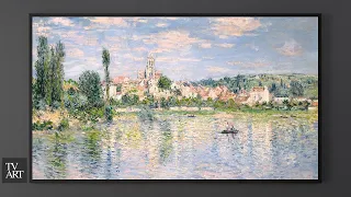 4K TV Art Slideshow | Claude Monet Paintings | 2-Hour Screensaver