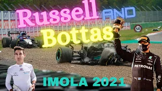 George Russell and Valtteri Bottas | Incident at Imola 2021 (Italy)