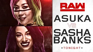Lucha Completa: Asuka Vs Sasha Banks - WWE Raw 29/01/2018 (En Español)