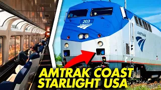 Inside California's MOST LUXURY Train, Coast Starlight..
