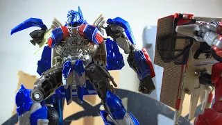 Optimus vs Sentinel Stop Motion