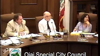 June 26, 2018 Ojai City Council Special Meeting