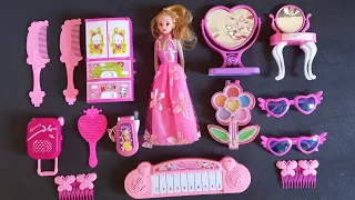 Satisfying video | Hello kitty toys | Pink makeup toys barbie doll collection | Asmr