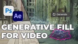 Transforming Videos with Generative Fill: Apocalyptic Matte Painting in Photoshop & After Effects
