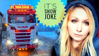 Snow and Cream | Trucking ups and downs | struggles to get the load on