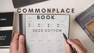 What's In My Commonplace Book? - 2023 Edition