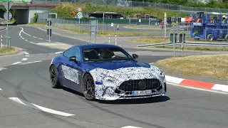 The Brand New 2024 Mercedes-Amg GT Testing At The Nürburgring.