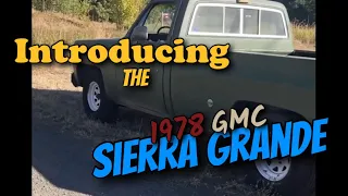 Introducing the 1978 GMC Sierra Grande square body lowered, Shortbox conversion project. (Farm10)