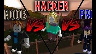 NOOB vs PRO vs HACKER in MUSCLE LEGENDS ROBLOX