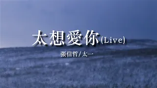 張信哲/太一《太想愛你》(Live)