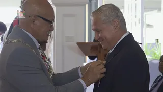 Fijian President bestows the 50th Anniversary of Independence Commemorative Medal for 31 recipients