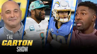 Tua's Dolphins lose two in a row, Chargers earn crucial win, AFC playoff pictures | THE CARTON SHOW