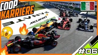 FAIL CRASH in TURN 1!☠️| F1 2021 COOP KARRIERE #06: F1 Italien GP 50% | F1 2021 Stream Highlights