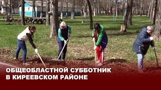 Общеобластной субботник в Киреевском районе