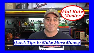 Simple Advice to Make More on Flat Rate As An Automotive Tech