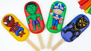 How to make Ice Cream mod Superhero Spider man, Hulk, Captain America, Black Panther with clay