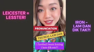 PRONUNCIATION | THUMAL LAM DAN | ENGLISH WITH MAFELI