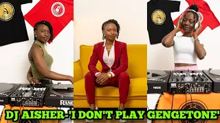 DJ AISHER - I DON'T PLAY GENGETONE|HOSTING BURNABOY AND DIAMOND PLATNUMZ |EAST AFRICAN TOUR