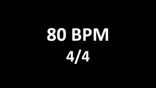 80 BPM Metronome 4/4 Andante