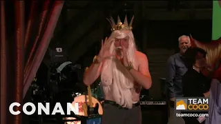 Rehearsal Outtakes: Poseidon Sings A Tune! | CONAN on TBS