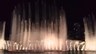 Dubai Mall Water Fountain Show 28.02.2016