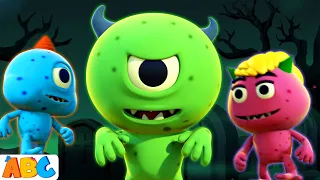 SPOOKY Five Spooky Monsters | Halloween Monsters Party Song for Kids By All Babies Channel