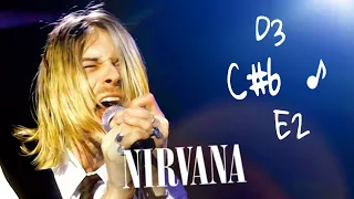 🎶 Kurt Cobain LIVE vocal range