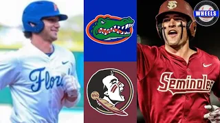 #6 Florida vs #17 Florida State Highlights | 2024 College Baseball Highlights