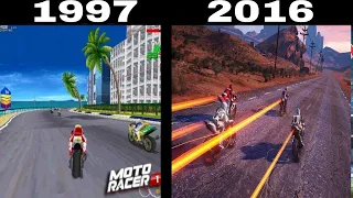 Moto Racer Game PlayStation Evolution [ 1997 - 2016 ].