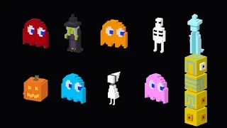 ALL 130 CHARACTERS UNLOCKED in Crossy Road!! (Halloween Update)