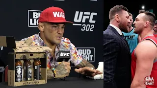 Dustin Poirier "I think Conor McGregor Knocks Michael Chandler out" at UFC 303