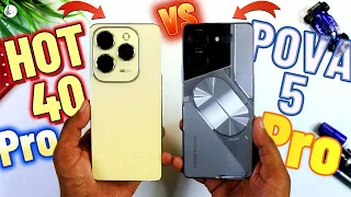 Infinix Hot 40 Pro Vs Tecno Pova 5 Pro 5G - BIG DIFFERENCE