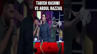 Tabish Hashmi vs Abdul Razzaq#abdulrazzaq #mohammadamir #imadwasim #worldcup2023 #shorts