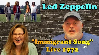 Reaction to Led Zeppelin "Immigrant Song" Live 1972