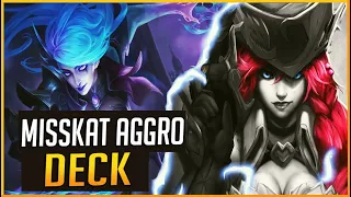 MISS FORTUNE & KATARINA BLASTING AGGRO! MissKat Aggro Deck - Legends of Runeterra 2.0 Matches